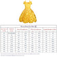 Dressy Daisy Baby-Girls Princess Yellow Gold Ball Gown Birthday Party Fancy Dress Up Halloween Costume with Accessories Size 18
