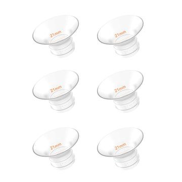Frussonia Flange Inserts 21Mm 6Pcs - Compatible With Momcozy M5/M6/S12 Pro/S9 Pro/V1/V2,Spectra,Medela,Elvie,Lansinoh 24Mm Flang