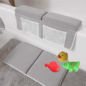 Mybabyly Bath Kneeling Pad And Elbow Rest - Bath Kneeler With Elbow Support - Ultra-Soft And Comfortable Memory Foam - 4 Functio