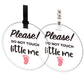 Funny Do Not Touch Baby Signs, Cute Baby Car Seat Sign For Newborn Baby, Baby Girl, Baby Boy, Pregnancy Gift For New Mom, Parent