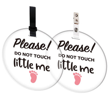 Funny Do Not Touch Baby Signs, Cute Baby Car Seat Sign For Newborn Baby, Baby Girl, Baby Boy, Pregnancy Gift For New Mom, Parent