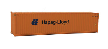 Walthers SceneMaster HO Scale Model of Hapag Lloyd (Orange, Blue) 40 Hi Cube Corrugated Side Container,949-8254