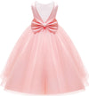 Jup'Elle Adorable Flower Girl Party Dress For Baby Toddler Little Girls Birthday, Pageant And Special Occasions Gown Floor Lengt