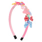 Asthetika Kids Unicorn Heart Bows Hair Band For Girls Toddler Baby Pink Accessories Headband Single Piece Gift Idea