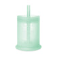 Olababy Silicone Training Cup with Straw Lid | Babies Water Drinking Cup | 6+ Mo Infant To 1218 Months Toddler | Sippy Cup For 