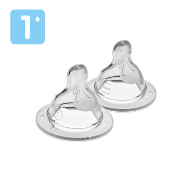 Mam Bottle Nipples Slow Flow Nipple Level 1, For Newborns And Older, Skinsoft Silicone Nipples For Baby Bottles, Fits All Mam Bo