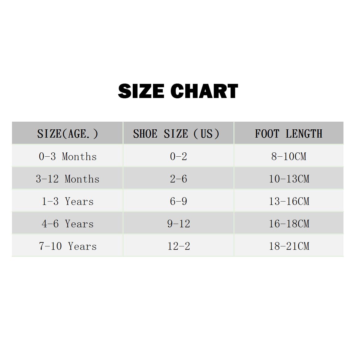 Vwu Baby Toddler Kids Ankle Crew Socks With Grips Unisex Warm Thick Cotton Winter Socks 0-3 Months, White