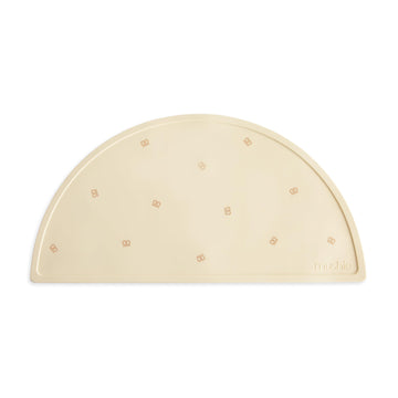 Mushie Silicone Placemat For Kids | Bpa-Free Non-Slip Design (Pretzel)