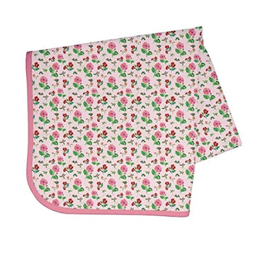 Bapronbaby Eric Carle Pink Floral Caterpillar Splash Mat - Waterproof Catch-All For Under High Chairs, Floors, Tables, Playtime