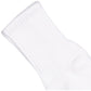 Jefferies Socks Baby Girls Unisex Newborn Seamless Sport Half Cushion Crew Socks 6 Pack, White, 0-3 Months Us