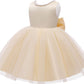 Baby Flower Girl Party Wedding Princess Dress,Sleeveless Floor Length Tutu Tulle Dance Birthday Gown 2T