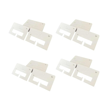 100 Pcs White Hair Clip Display Cards Hair Bow Hairpin Packing Cards Hair Accessories Holder Paper Cardboard for Hair Claw Clips