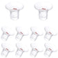 Flange Inserts 10Pcs 13/15/17/19/21Mm*2 Compatible With Momcozy S9/S9Pro/S10/S12/S12Pro/Spectra/Medela/Tsrete 24Mm Breast Pump S