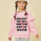 Little Hand Kids Alphabet Sweatshirts Abc I Love You Print Tops Valentine'S Day Shirt Toddler Girls Heart Ruffle Sleeve Shirts 7