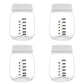 4Pcs Breast Pump Collection Bottles For Spectra S2 Spectra S1 Spectra 9 Plus Motif Luna Breast Pumps, 6.Oz 180Ml Reusable Wide N