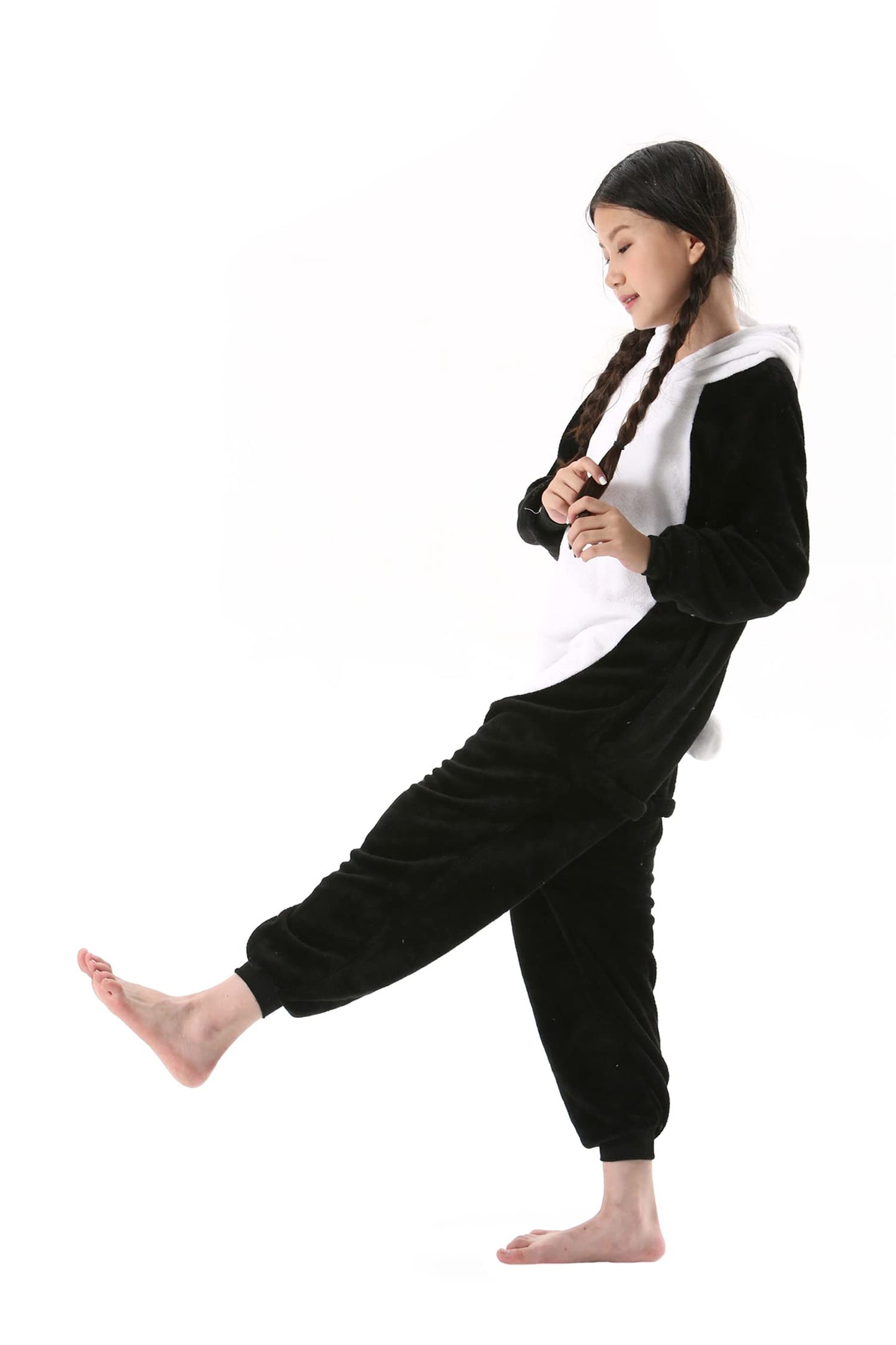 Atoz Onesie For Kids, Animal Pajamas Halloween Cosplay Costume For Girls Boys, Panda 4-5T