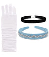 Axaxa Princess Cinderella Dress Up Accessories For Girls Cinderella Headband Choker Gloves Halloween Christmas Party Favors For