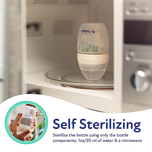 Dr. Talbot'S Silicone Anti-Colic Bottles - (2-Pack) Self-Sterilizing Baby Bottles For Newborns - 5 Oz - White
