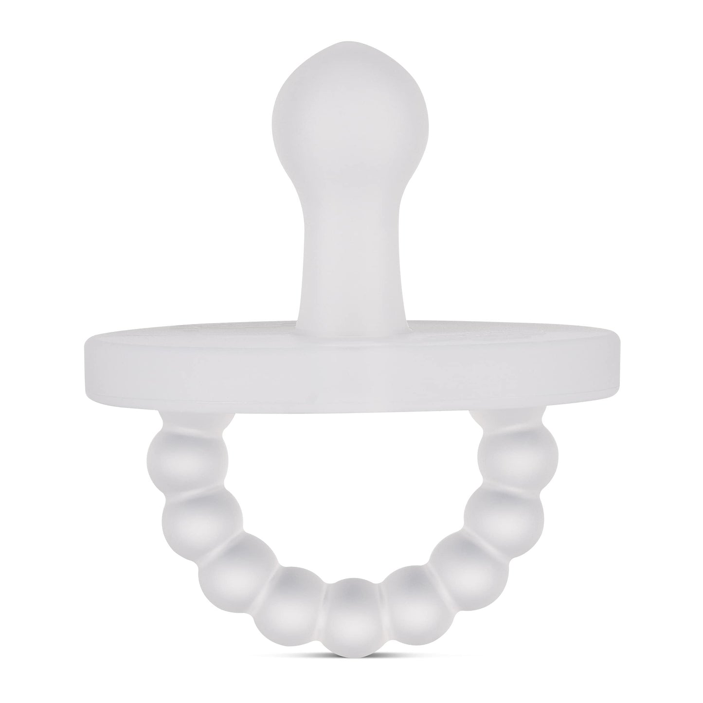 Ryan & Rose Cutie Pat Pacifier Teether (Bulb, Clear)