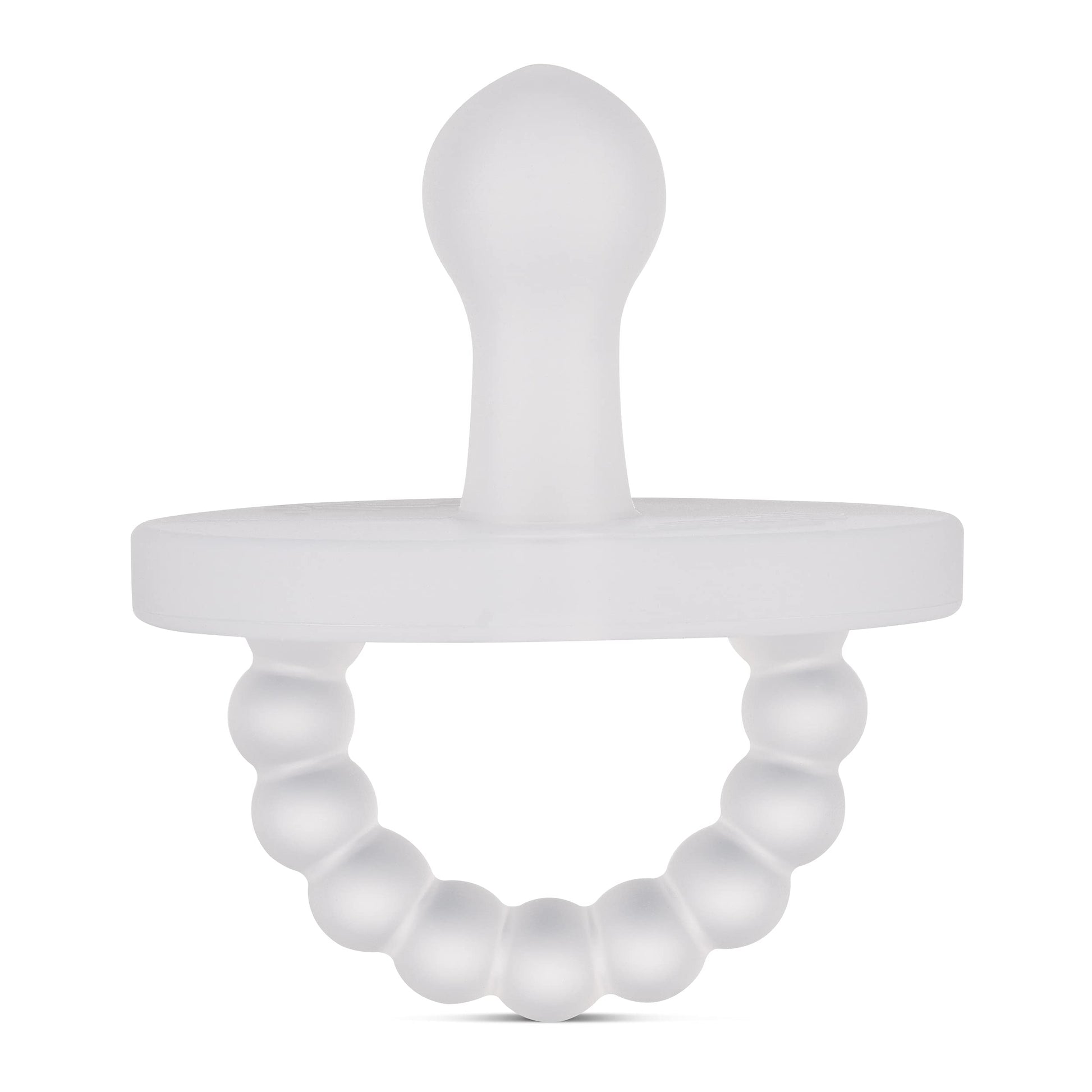 Ryan & Rose Cutie Pat Pacifier Teether (Bulb, Clear)