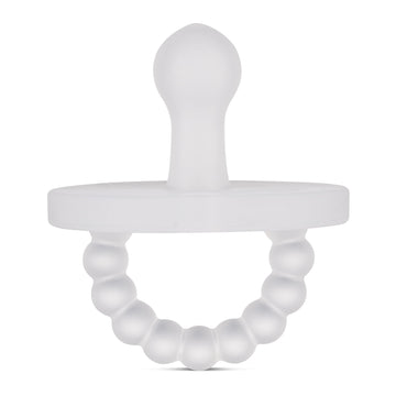 Ryan & Rose Cutie Pat Pacifier Teether (Bulb, Clear)