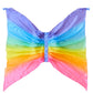 Sarahs Silks Rainbow Fairy Wings | Butterfly Costume for Kids, Real Natural Silk Montessori Waldorf Toys Dress Up for Pretend P
