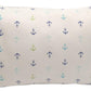 Ella & Max Toddler Pillowcase. Anchor Nautical. Soft & Cuddly. Fits 13X18 & 14X19 Toddler Pillows. Easy To Wash & No Ironing. Ha