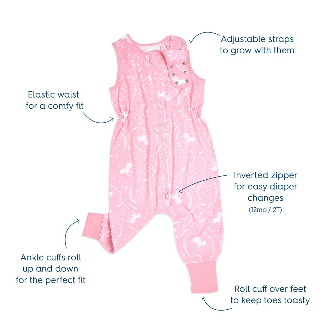 HALO Sleepsack Toddler Sleeping Bag, 100% Cotton Wearable Blanket, TOG 0.5, Folklore, 12-24M