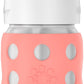 Lifefactory 8-Ounce Stainless-Steel Vacuum-Insulated Wide-Neck Baby Bottle with Straw Cap, Cantaloupe (LS2241WCA4)