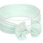 Koolgil Baby Girl'S Toddler Bow Knot Headbands Soft Nylon Headband For Daily Life Birthday Party Photography (Mint Green)