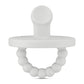 Ryan & Rose Cutie Pat Pacifier Teether (Slant, Grey)