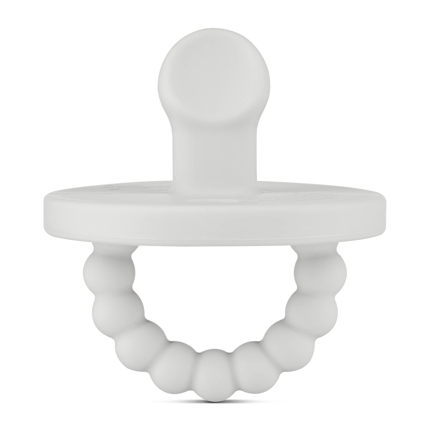 Ryan & Rose Cutie Pat Pacifier Teether (Slant, Grey)