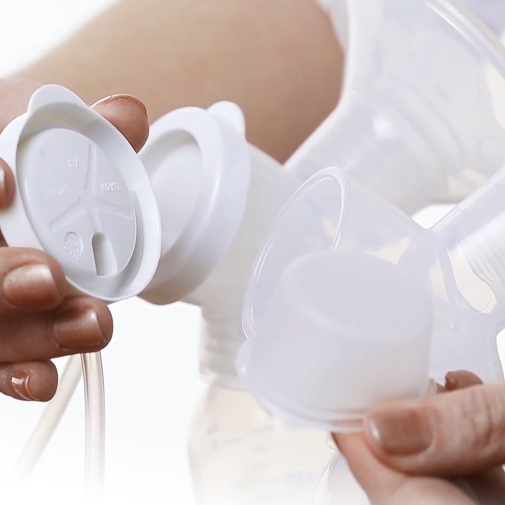Evenflo Feeding Replacement Silicone Diaphragms For Advanced Breast Pumps (Pack Of 2), Clear