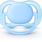 Philips Avent Ultra Air Pacifier, 0-6 Months, Blue/Green, 2 Pack, Scf244/20