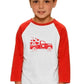Toddler Boys Valentine'S Day Shirt Mr Valentines Sunglasses Graphic Cotton Outfit Casual 3/4 Raglan Sleeve Tee Tops (5-6T, Red4)