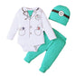 Singcoco Baby Boy Girl Costume Outfit Doctor Costume Outfit Surgeon Costume (Doctor, 18-24 Months)