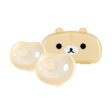 Thyseed Newborn Pacifiers 0-3 3-6 0-6 Months Ultra Light Silicone Baby Pacifier Girl Boy Infant Paci for Breastfed Babies Breast