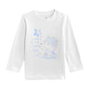 Mothercare Boys Cuddle Me Printed Full Sleeve TShirt  Soft Cotton Baby Infant Tee Top, White