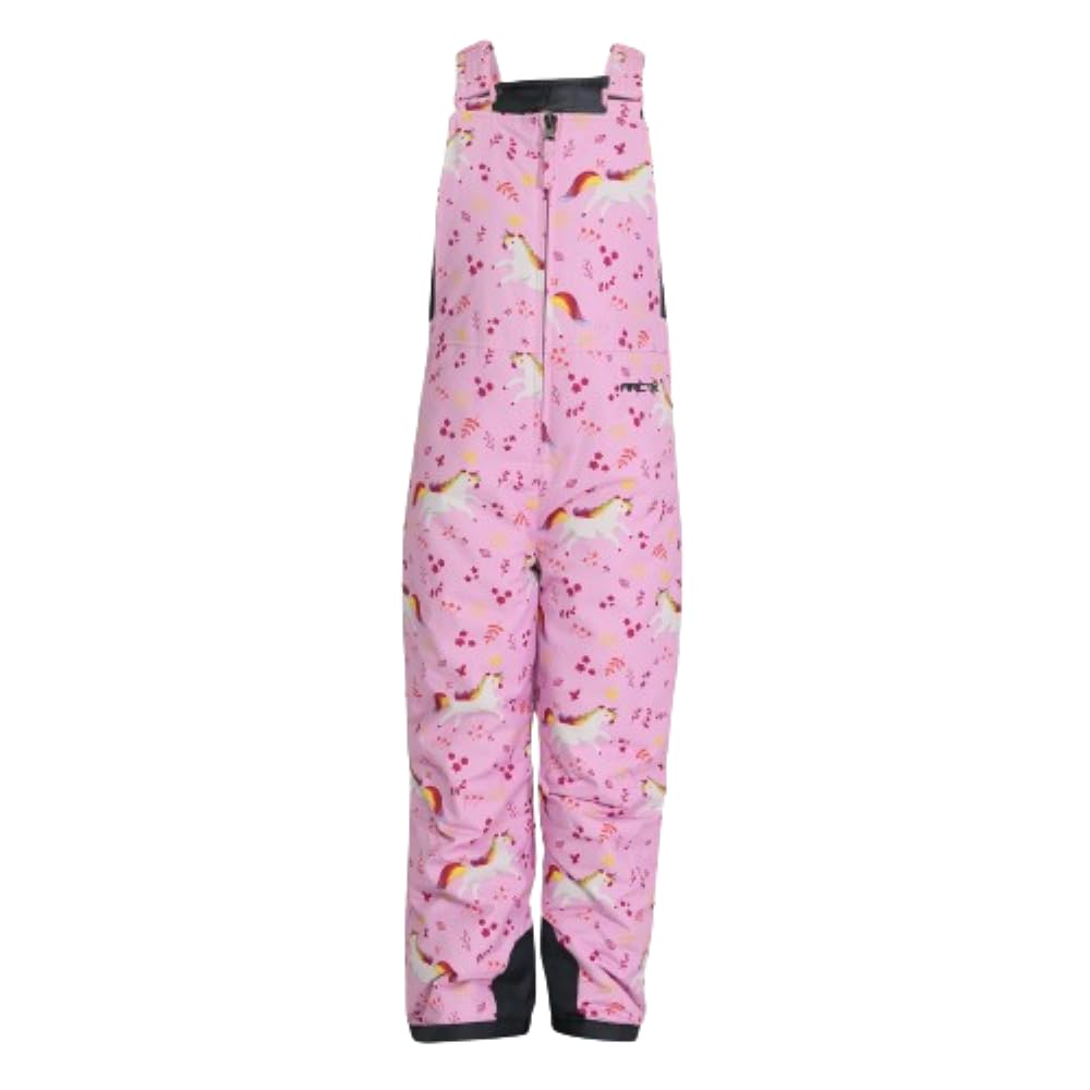 Arctix Infant/Toddler Chest High Snow Bib Overalls, Unicorn Party Pink, 2T