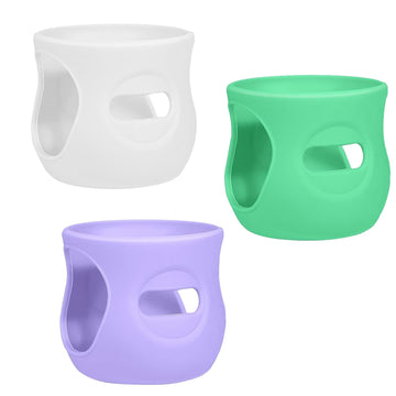 Silicone Sleeve For Philips Avent Natural Glass Baby Bottles 4 Oz, Anti Breakage Cover Sleeves, Pack Of 3