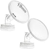 Nenesupply 19Mm Flanges 2Pc Compatible With Spectra S1 S2 Synergy Gold Motif Luna Breastpumps Replacement To Spectra Pump Parts