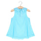 Wzsygdtc 0-24 Months Baby Party Dress Infant Girls One-Piece Romper Jumpsuit (Blue, 9-12 Months)