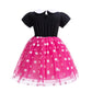 Dressy Daisy Little Girls Polka Dots Fancy Dress Up Halloween Costume Birthday Party Outfit With Mouse Ears Headband Size 5-6, H
