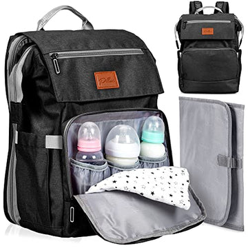 Pillani Baby Diaper Bag Backpack, Baby Bag For Boys& Girls,Diaper Backpack,Baby Registry Search,Newborn Essentials Baby Gifts