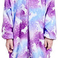 Riverchan Kids Unicorn Onesie Animal Pajamas Halloween Cosplay Costume Sleepwear Gift For Girls And Boys (6-8 Years, Purple Moon