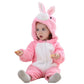 Baby Bunny Costumes Unisex Toddler Outfit Halloween Dress Up Romper 12-18 Months