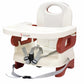 Gocart With G Logo Baby Booster Feeding Chair -Easy Travel Chair - With Safety Belt For Infants And Toddlers (Brown)