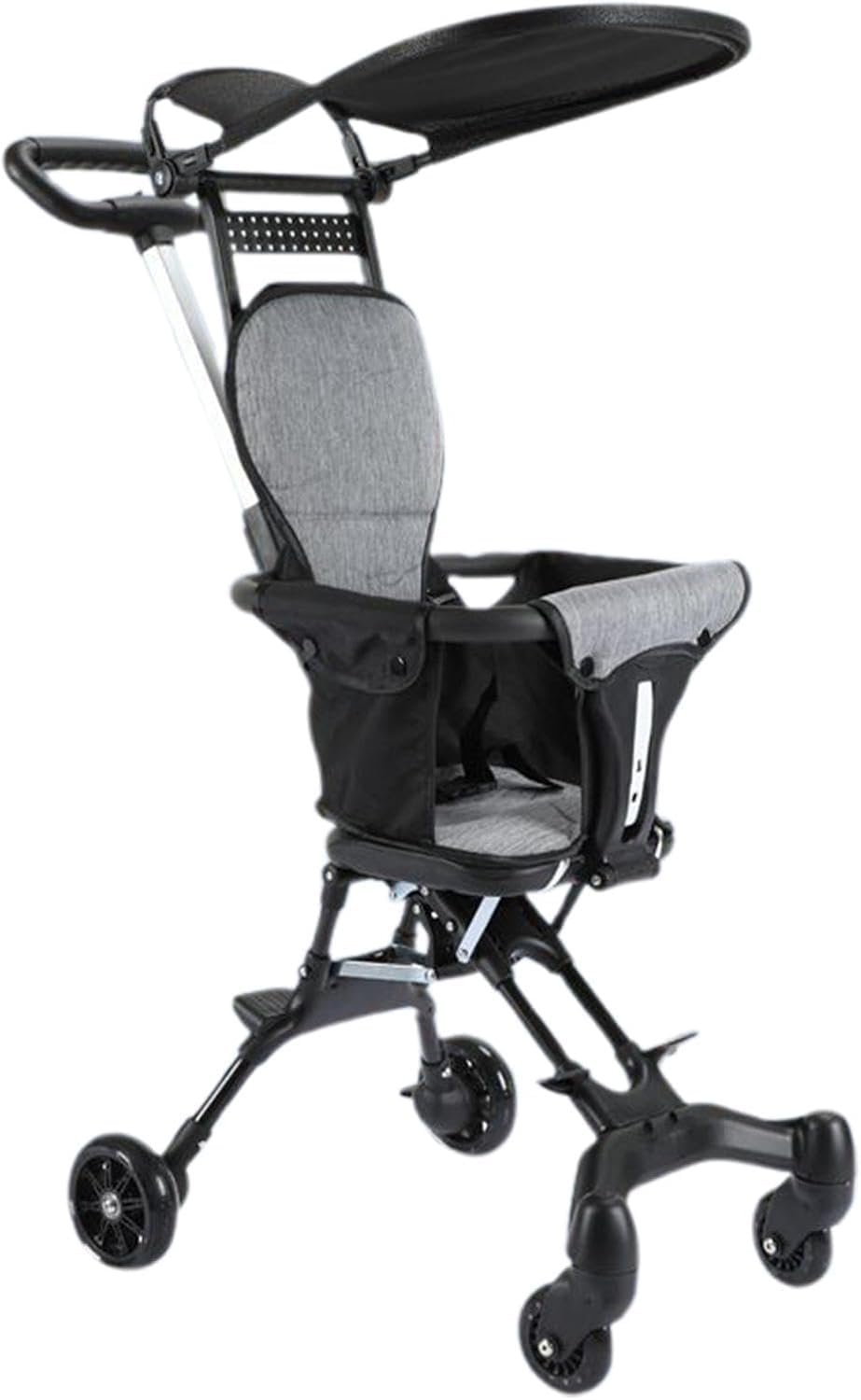 Suicune Foldable Baby Stroller, Lightweight Portable Infant Carriage with Wheels, Compact Travel Stroller for Airplane, Adjustab