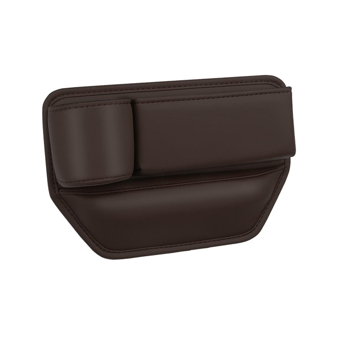 ATORSE Car Seat Gap Filler Seat Gap Pocket with Cup Holder Center Console Organizer Main Seat Brown Motors | Automotive Tools & 