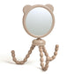 Itzy Ritzy Stroller Mirror - Features 360 Degree Swivel Design, Tilting Mirror & Flexible, Easy-Attach Wraparound Legs (Bear)